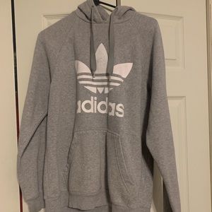Gray Adidas Hoodie / Sweatshirt